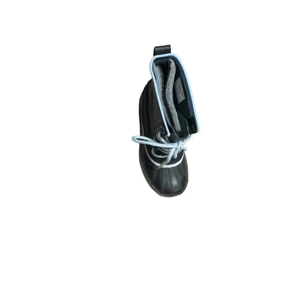 Sorel 1964 Premium Size 5 Pebbled‎ Winter Snow Boots Black Blue